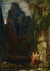 Gustave Moreau Famous Paintings - The Education of Achilles